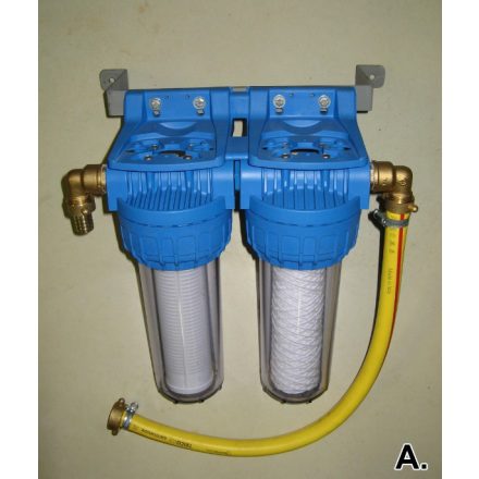 Dupla vízszűrő (melegvizes kompakt kategória)